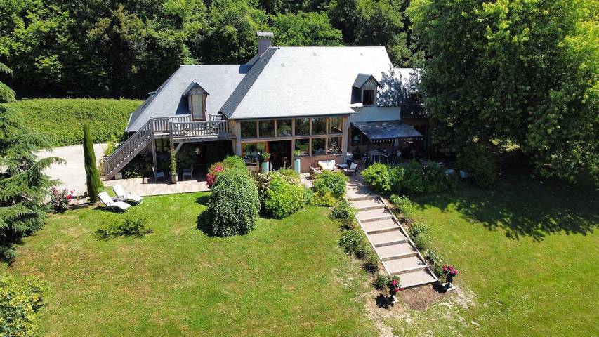 Chambre d’hôte pour 2 personnes, avec piscine ainsi que sauna et jardin en Normandie - 4