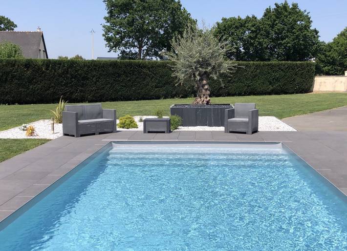 Chambre d’hôte pour 4 personnes, avec jardin et piscine en Normandie