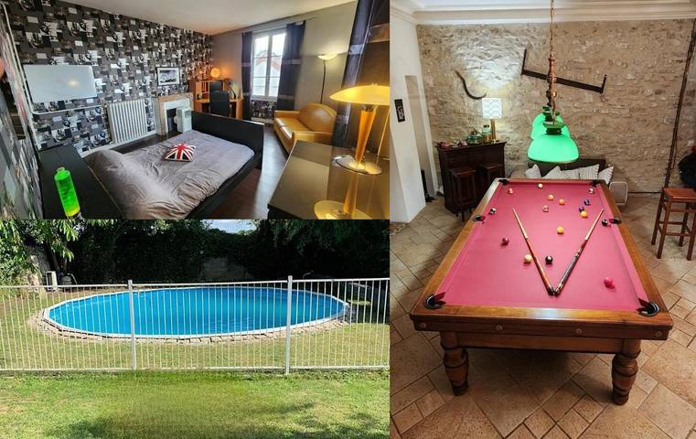 Maison d’hôte pour 2 personnes, avec piscine et jardin dans Seine-et-Marne