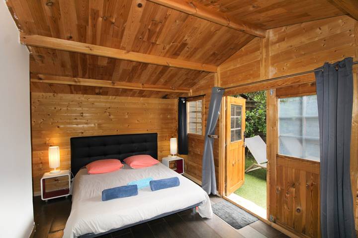 Bungalow pour 2 personnes, avec jardin dans 