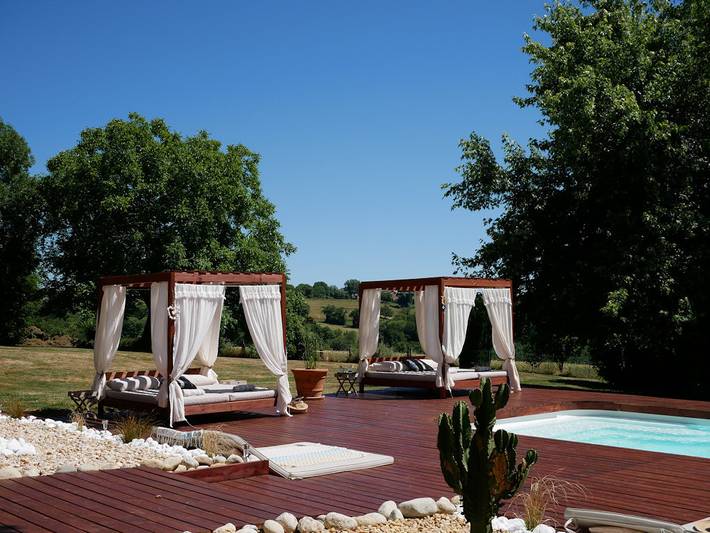 Chambre d’hôte pour 4 personnes, avec jardin ainsi que piscine et jacuzzi dans l' Aveyron - 4