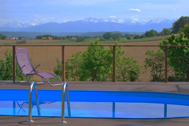 Chambre d’hôte pour 2 personnes, avec piscine et jardin dans le Gers