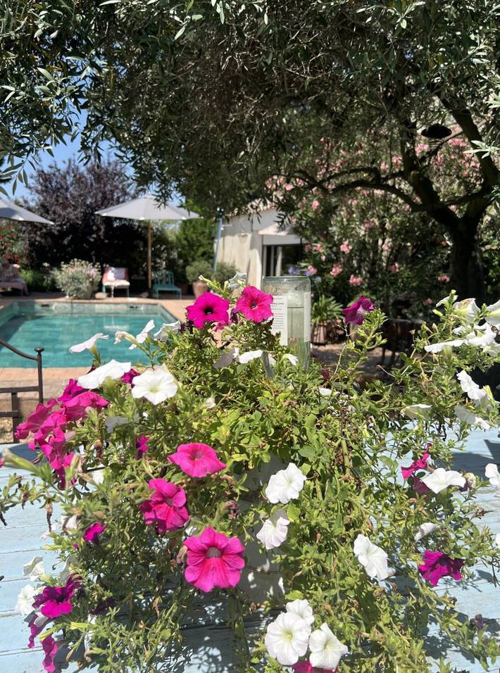 Chambre d’hôte pour 2 personnes, avec piscine et jardin dans le Vaucluse