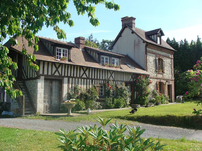 Chambre d’hôte pour 2 personnes, avec jardin, animaux acceptés en Normandie