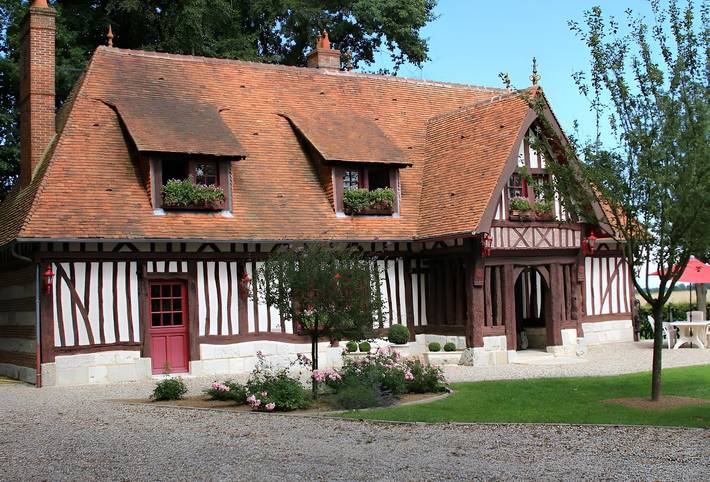 Chambre d’hôte pour 2 personnes, avec jardin, animaux acceptés en Normandie