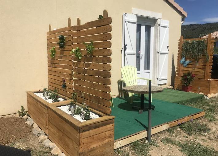 Chambre d’hôte pour 2 personnes, avec terrasse en Ardèche