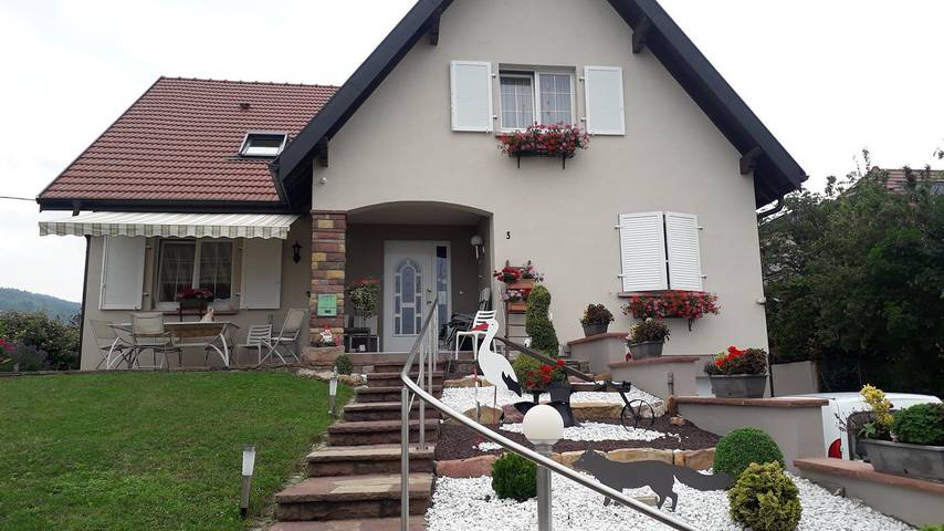 Chambre d’hôte pour 2 personnes, animaux acceptés dans Grand Est, France