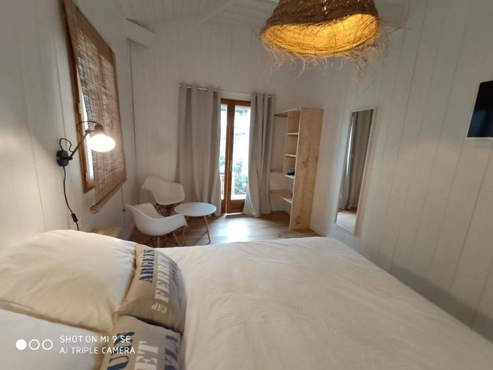 Chambre d’hôte pour 2 personnes, avec terrasse au Cap Ferret
