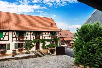 Chambre d’hôte pour 2 personnes, avec jardin en Alsace