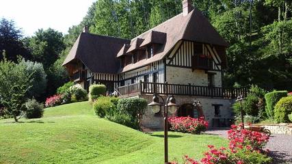 Chambre d’hôte pour 4 personnes, avec jardin dans le Calvados
