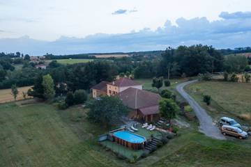 Chambre d’hôte pour 4 personnes, avec piscine et jardin dans la Drôme