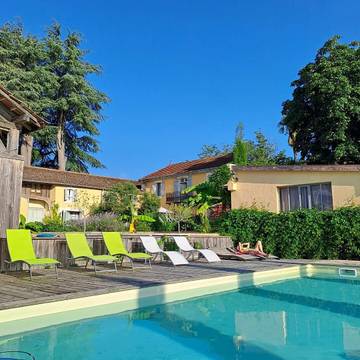 Chambre d’hôte pour 2 personnes, avec piscine et jardin dans le Gers