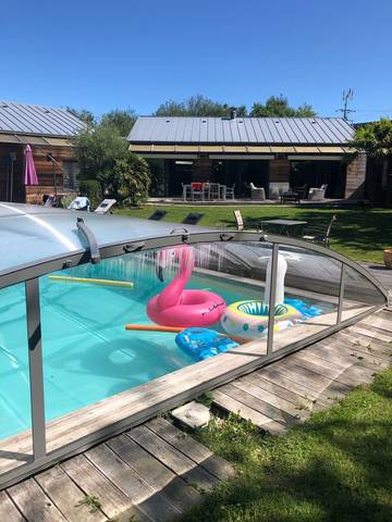 Chambre d’hôte pour 2 personnes, avec jardin et jacuzzi ainsi que sauna et piscine en Bretagne